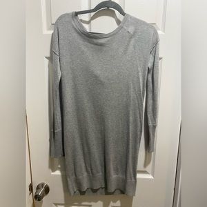 Gray sweater dress size small